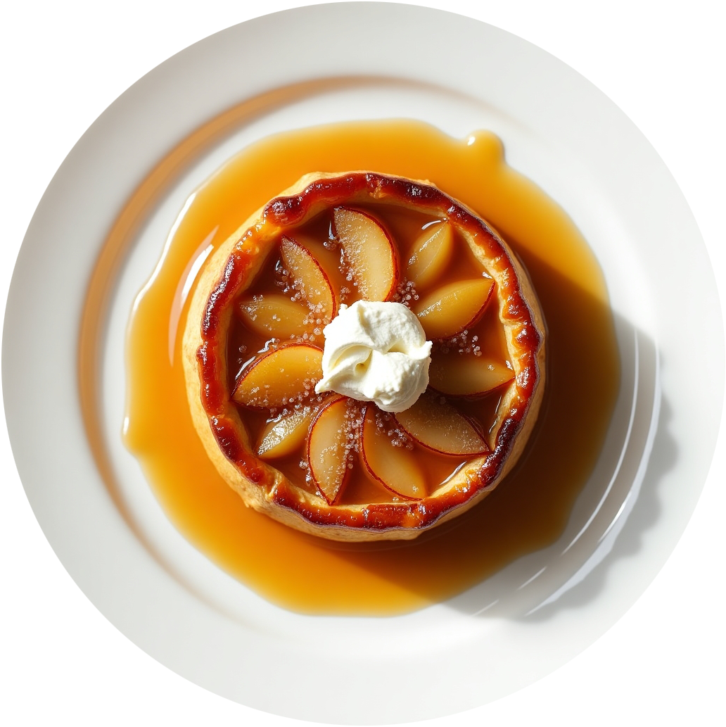 Tarte Tatin au caramel salé