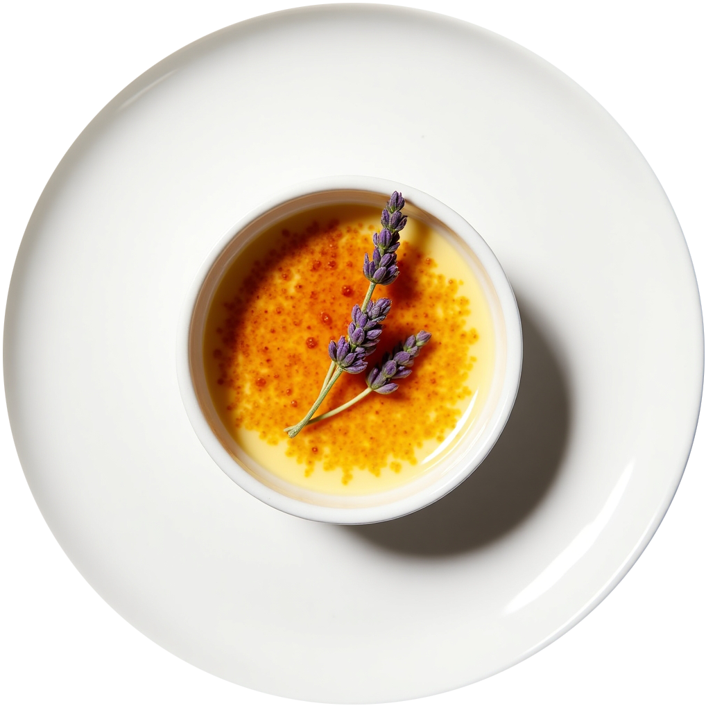 Crème brûlée à la lavande