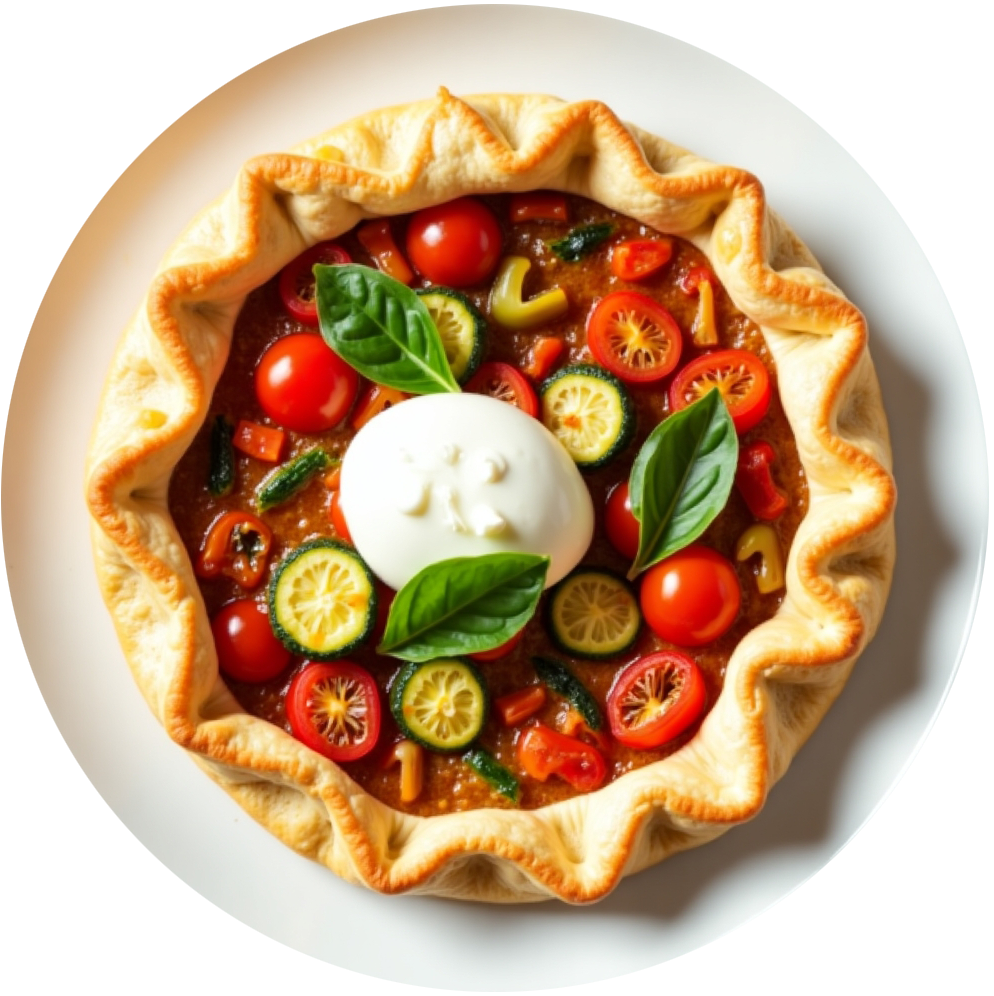Tartelette légumes confits