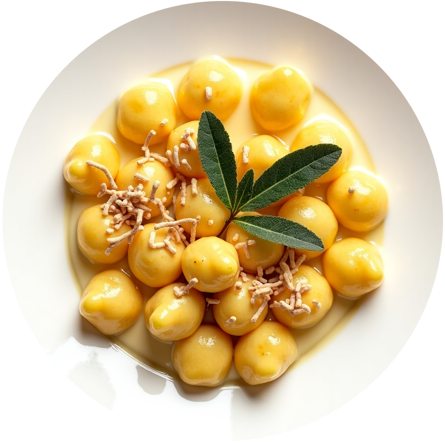 Gnocchis au beurre de sauge